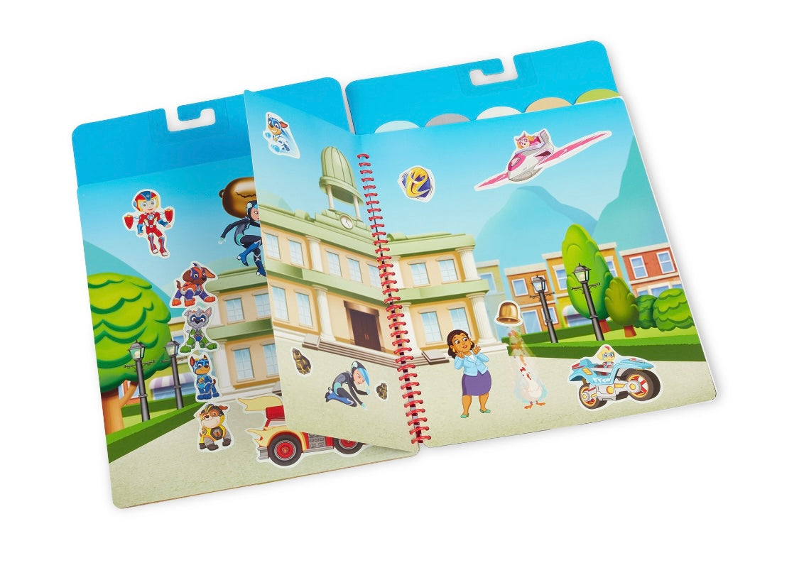 Melissa & Doug Restickable Stickers Flip Flap Pad Adventure Bay