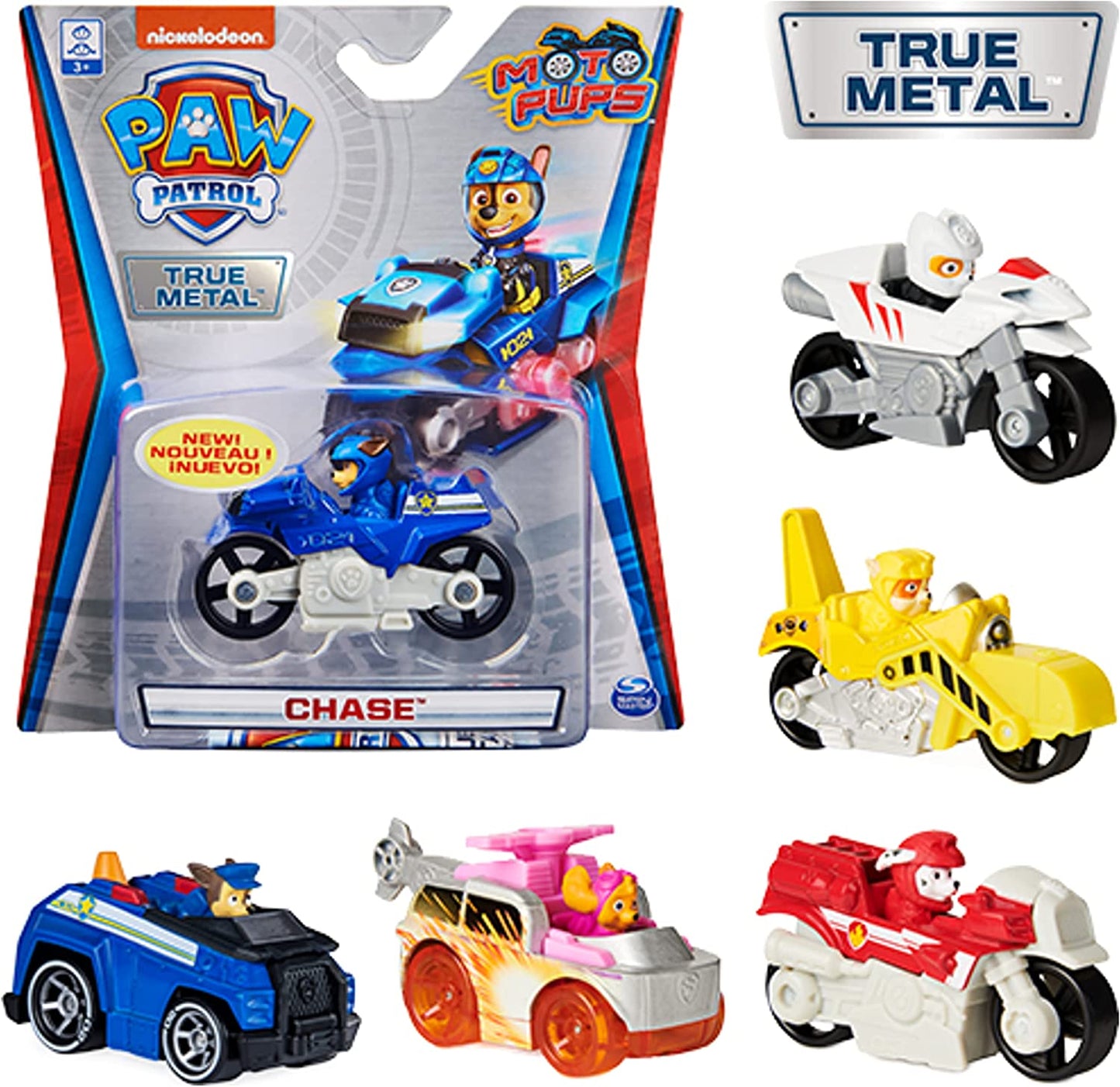 Paw Patrol True Metal Moto Pups