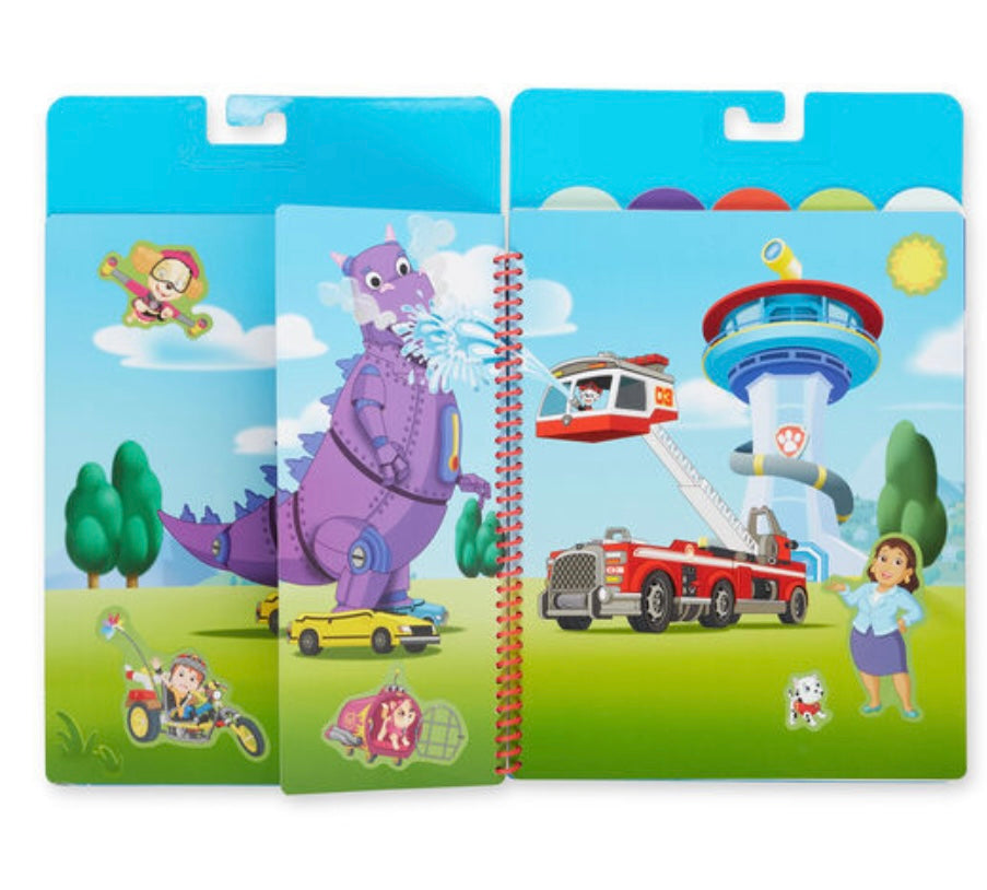 Melissa & Doug Paw Patrol Restickable Stickers Flip Flap Pad