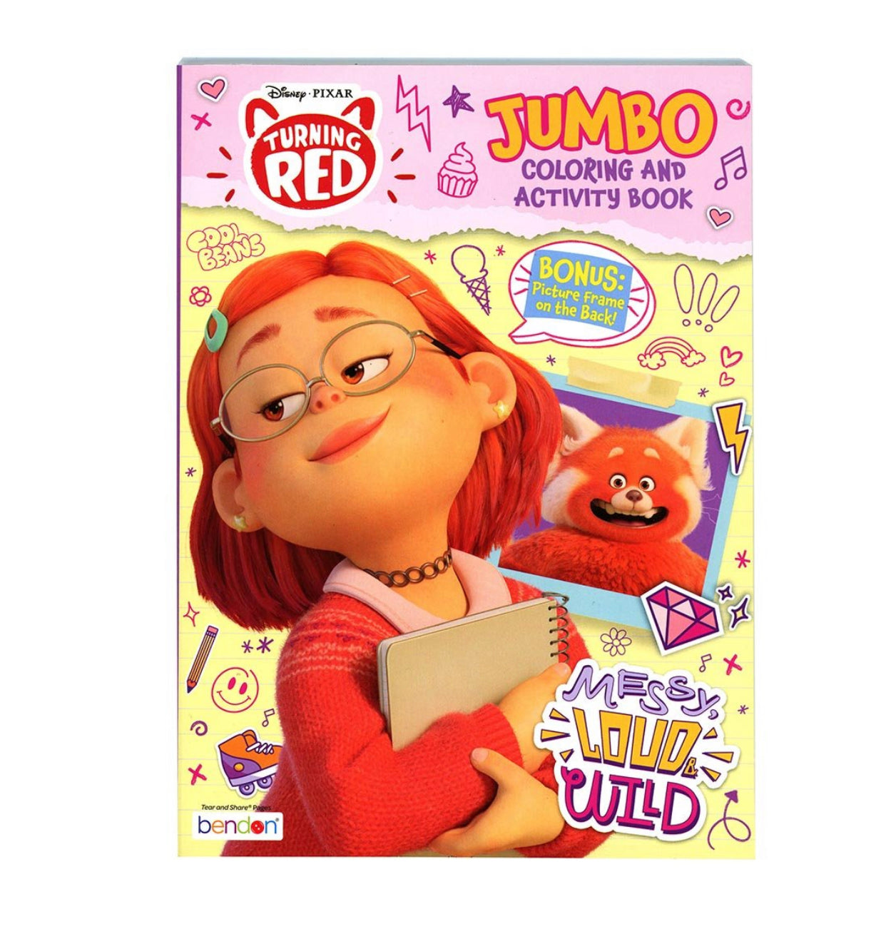 Turning Red 80pg Coloring and Activity Book