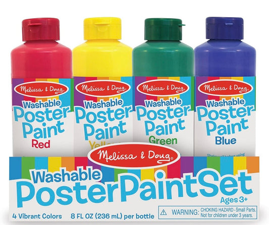 Melissa & Doug Washable Poster Paint Set