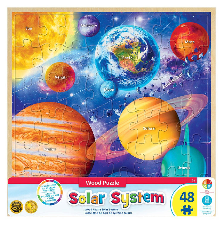Solar System Wood Puzzle