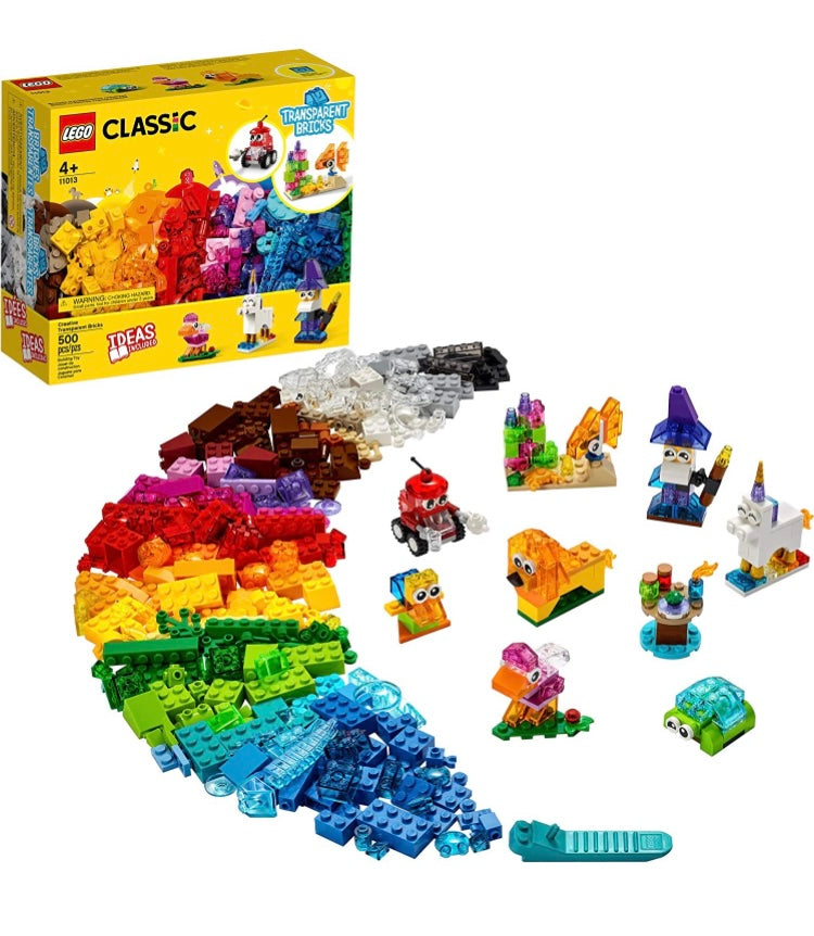 Lego Classic Transparent Bricks