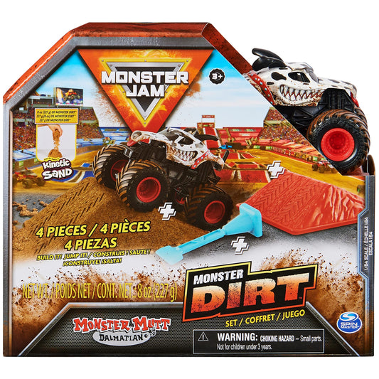 Monster Jam Kinetic Dirt Set Dalmatian