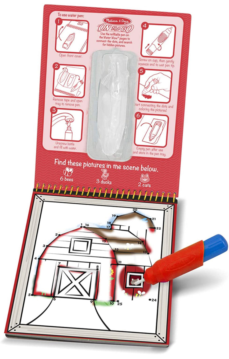 Melissa & Doug water Wow Farm Connect The Dots