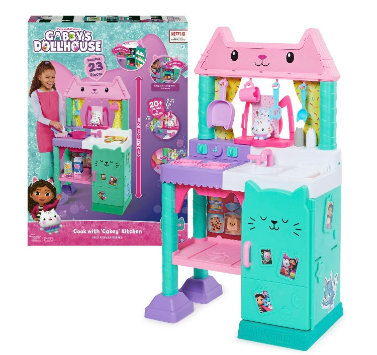 Gabby’s Dollhouse, Cakey Cat Kitchen set for kids