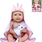JC Toys Bubbles & Bath Girl Baby Doll - Unicorn