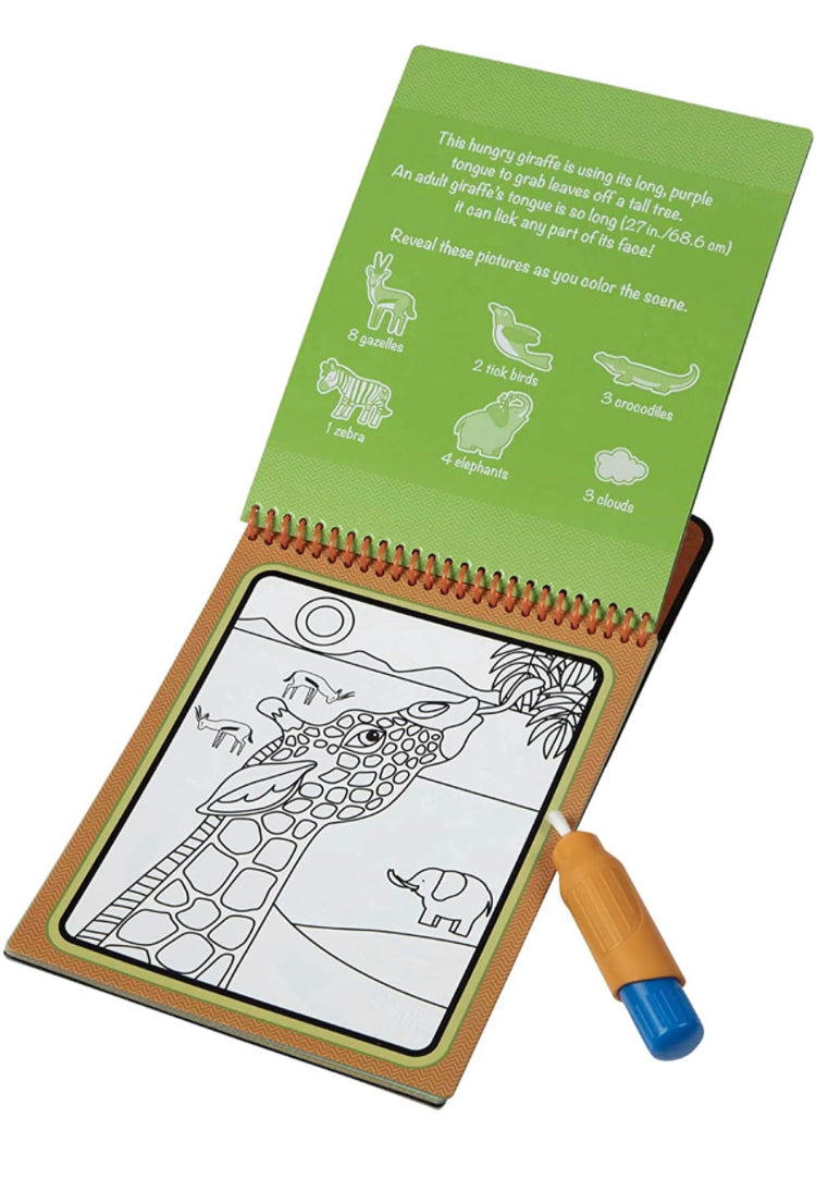 Melissa & Doug On the Go Water Wow! Reusable Water-Reveal Activity Pad - Safari