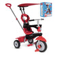 smarTrike Zoom 4 in 1 Baby Toddler Trike Tricycle - RED