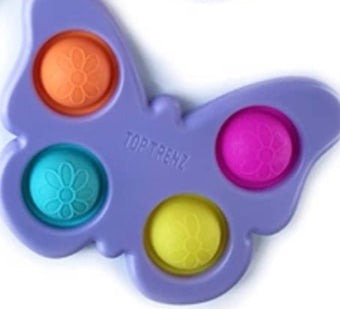 TOP TRENZ Poppies Mega Pop Mini OMG Pop Fidgety - Butterfly