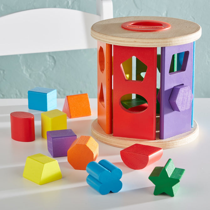 Melissa & Doug: Match & Roll Shape Sorter