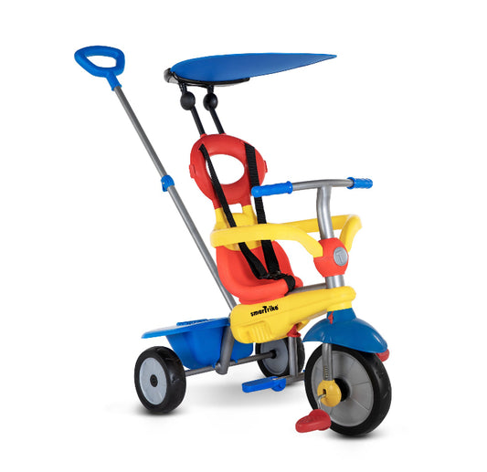 smarTrike Zoom 4 in 1 Baby Toddler Trike Tricycle Multicolor