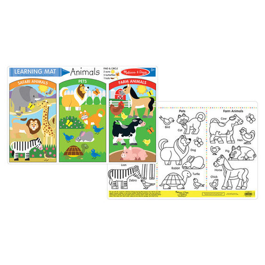 Melissa & Doug Animals Learning Mat