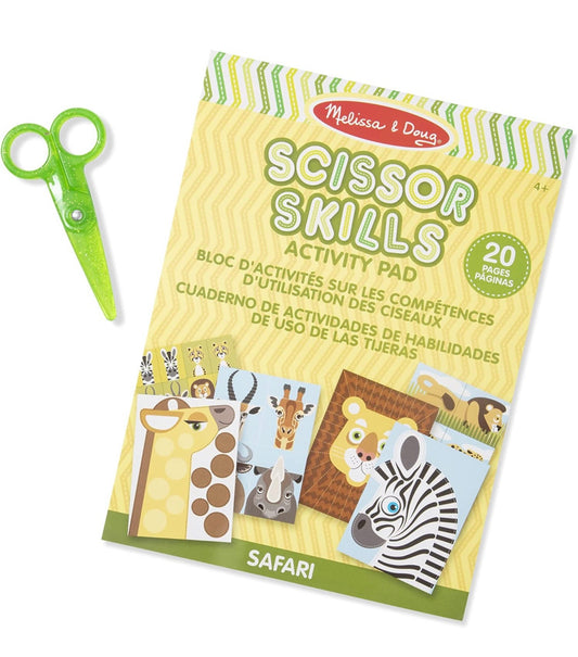 Melissa & Doug Scissor Skills Activity Pad Safari