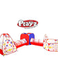 Playz 3pc Kids Play Tent Crawl Tunnel