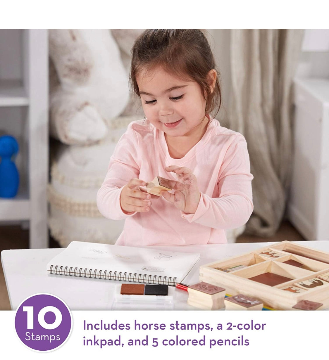 Melissa & Doug Horses Stamp Set