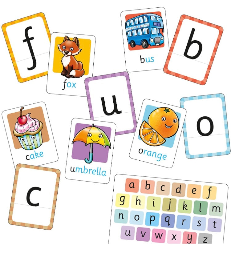 Toys Alphabet Flashcards Board Games, Multicolour