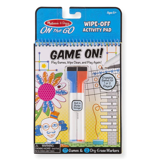 Melissa & Doug On the go Wipe-Off Game On!