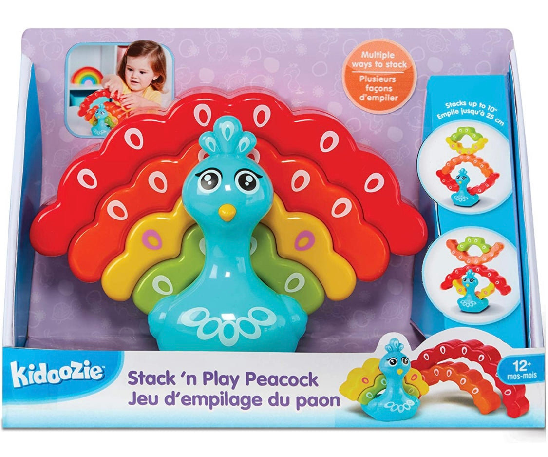Kidoozie Stack’n Play Peacock