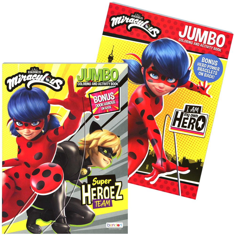 Miraculous JUMBO Coloring and Activity Book