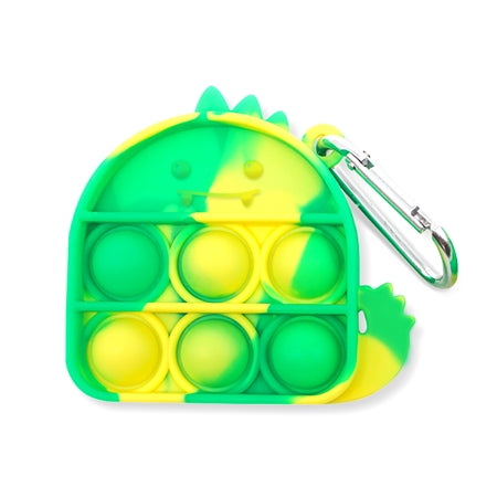 OMG! Pop Fidgety Keychain - Dinosaur