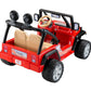 Power Wheels Jeep Wrangler 12V Red and Black Ride On Vehicle