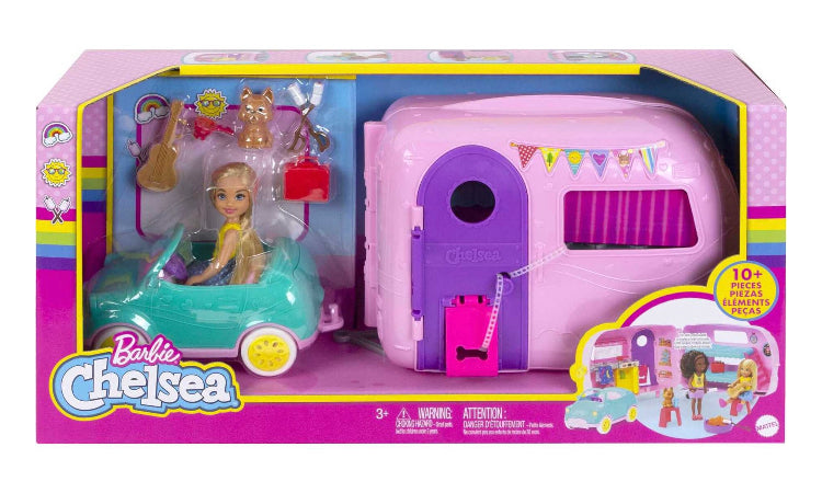 Barbie Club Chelsea Camper Doll Playsets & 10+ Themed Accessories