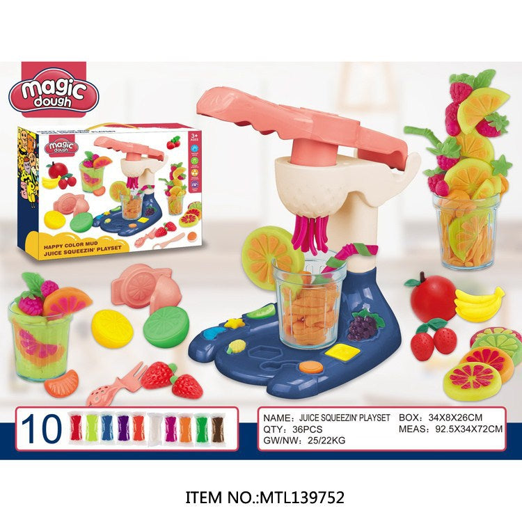 Magic Dough Happy Color Mud Juice Squeezin’ Playset