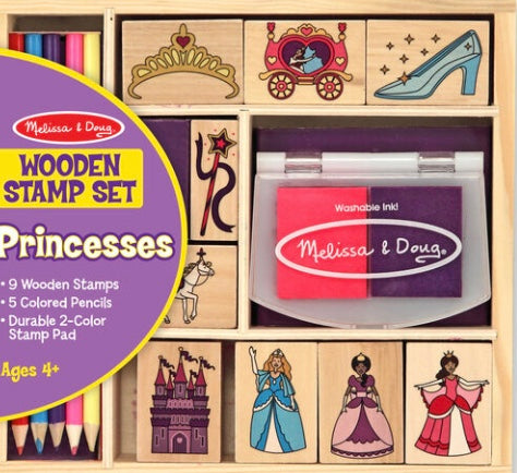 Wooden Stamp Set - Princesses