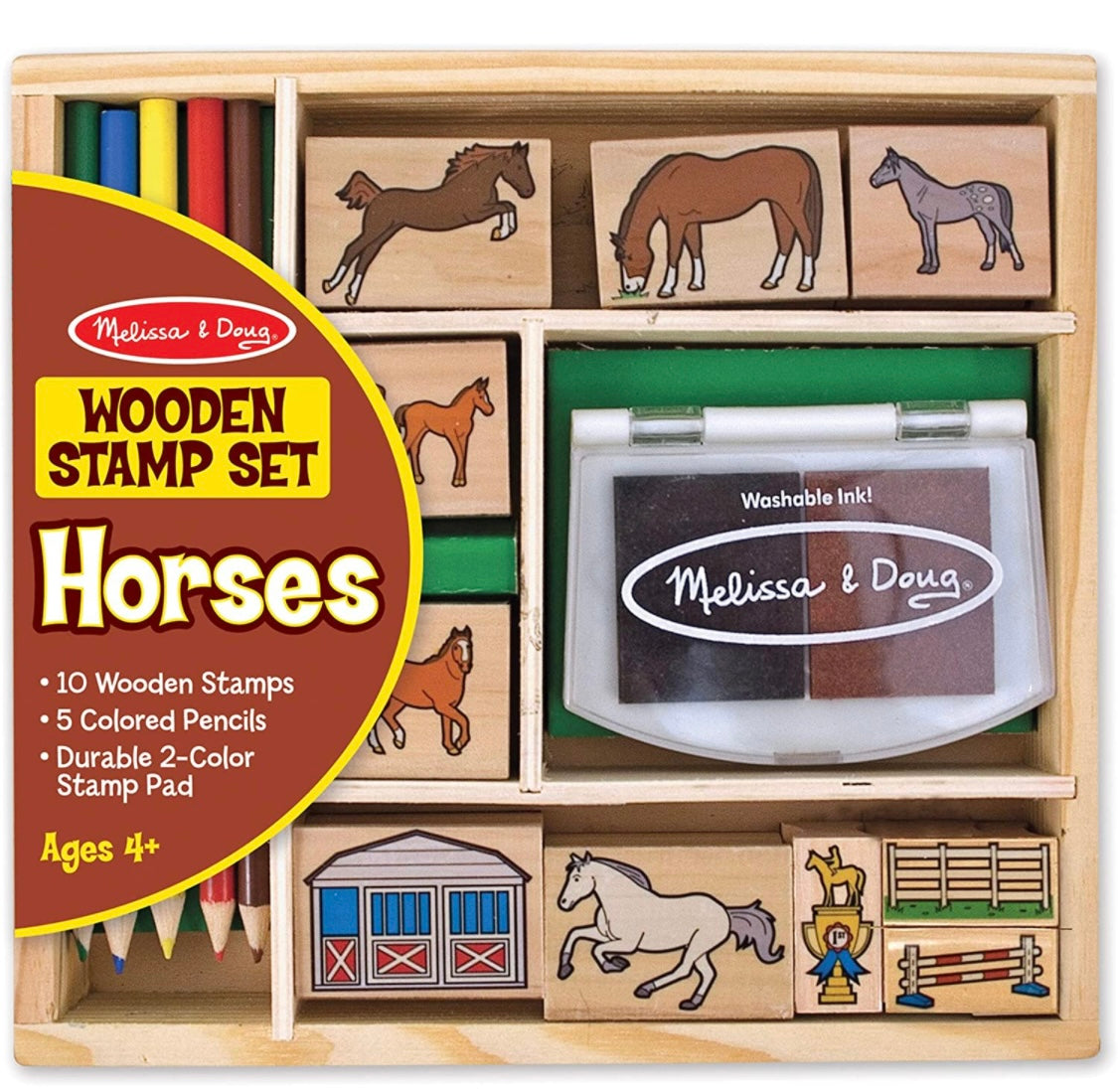 Melissa & Doug Horses Stamp Set