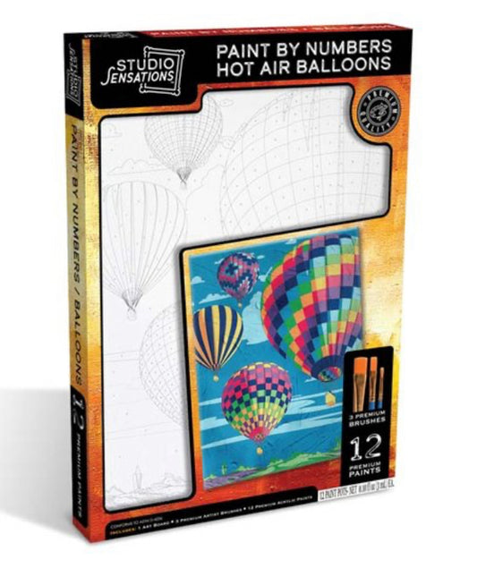 Studio Sensations Paint By The Numbers Hot Air Balloon