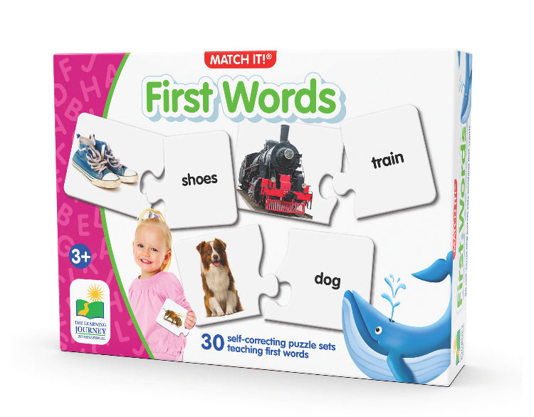 The Learning Journey Match It! First Words:30 self-correcting puzzle