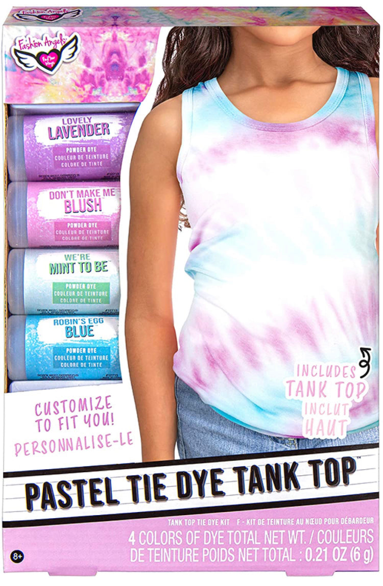 Fashion Angels Pastel Tie Dye Tank Top
