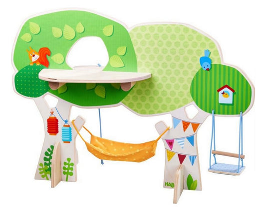 HABA Little Friends Tree House Wooden Play Set