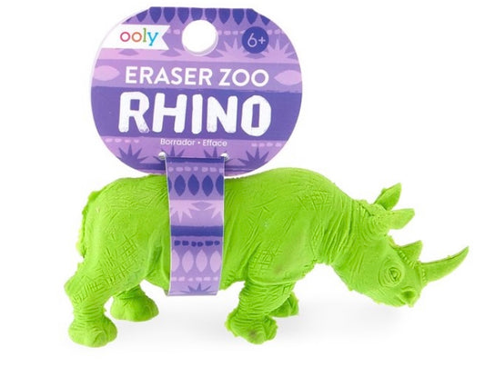 Ooly Mul-Eraser Zoo- Rhino
