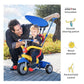 smarTrike Zoom 4 in 1 Baby Toddler Trike Tricycle Multicolor