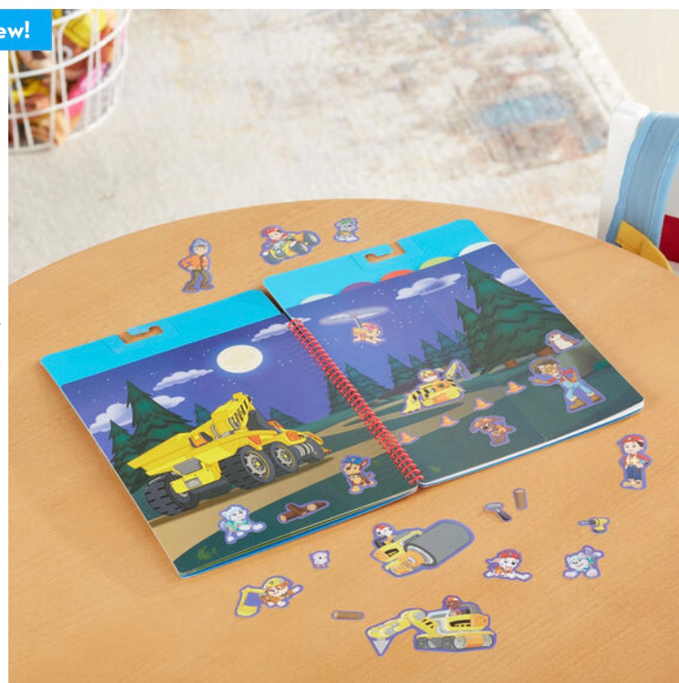Melissa & Doug Paw Patrol Restickable Stickers Flip Flap Pad