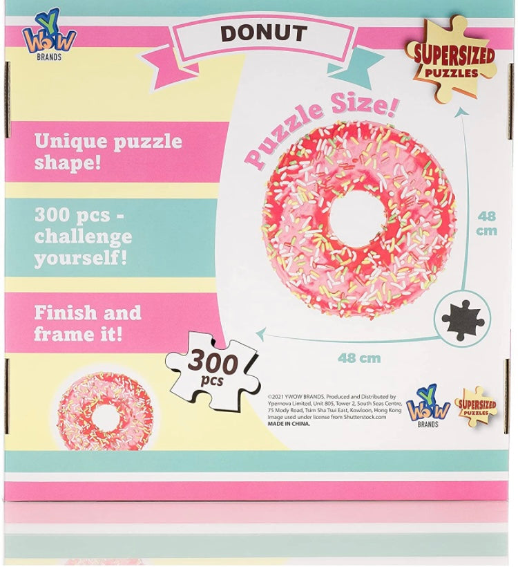 Supersized Donut - 300 Piece Puzzle