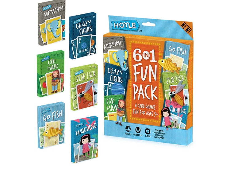 Hoyle 6 In 1 Fun Pack Card Games