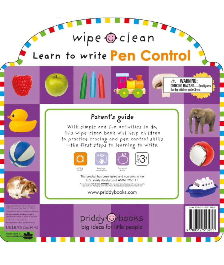 Wipe Clean: Pen Control (Wipe Clean Learning Books)