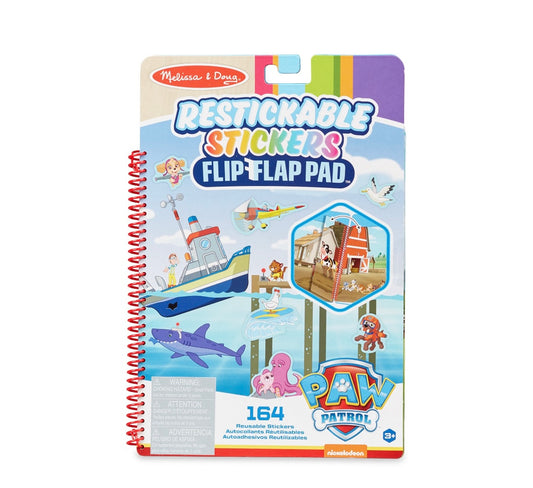 Melissa & Doug Restickable Stickers Flip Flap Pad Adventure Bay