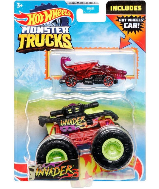 Hot Wheels Monster Trucks Invader Diecast