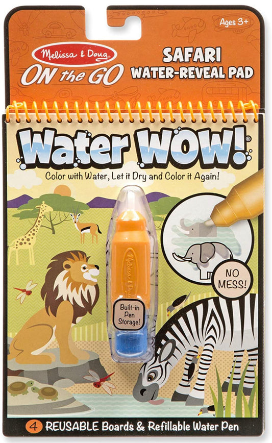 Melissa & Doug On the Go Water Wow! Reusable Water-Reveal Activity Pad - Safari