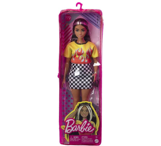 Barbie Fashionistas Doll Curvy - Long Highlighted Hair