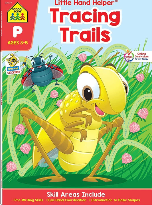 School Zone - Tracing Trails Workbook