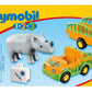 Playmobil Zoo Vehicle with Rhinoceros