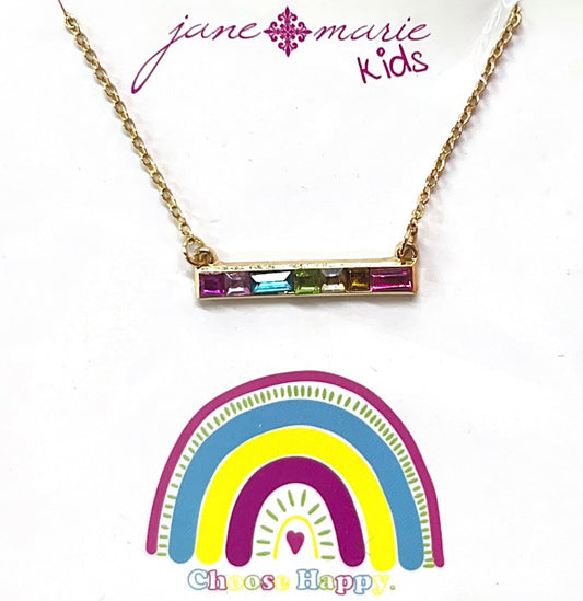 Jane Marie Kids 14” Horizontal Bar Necklace
