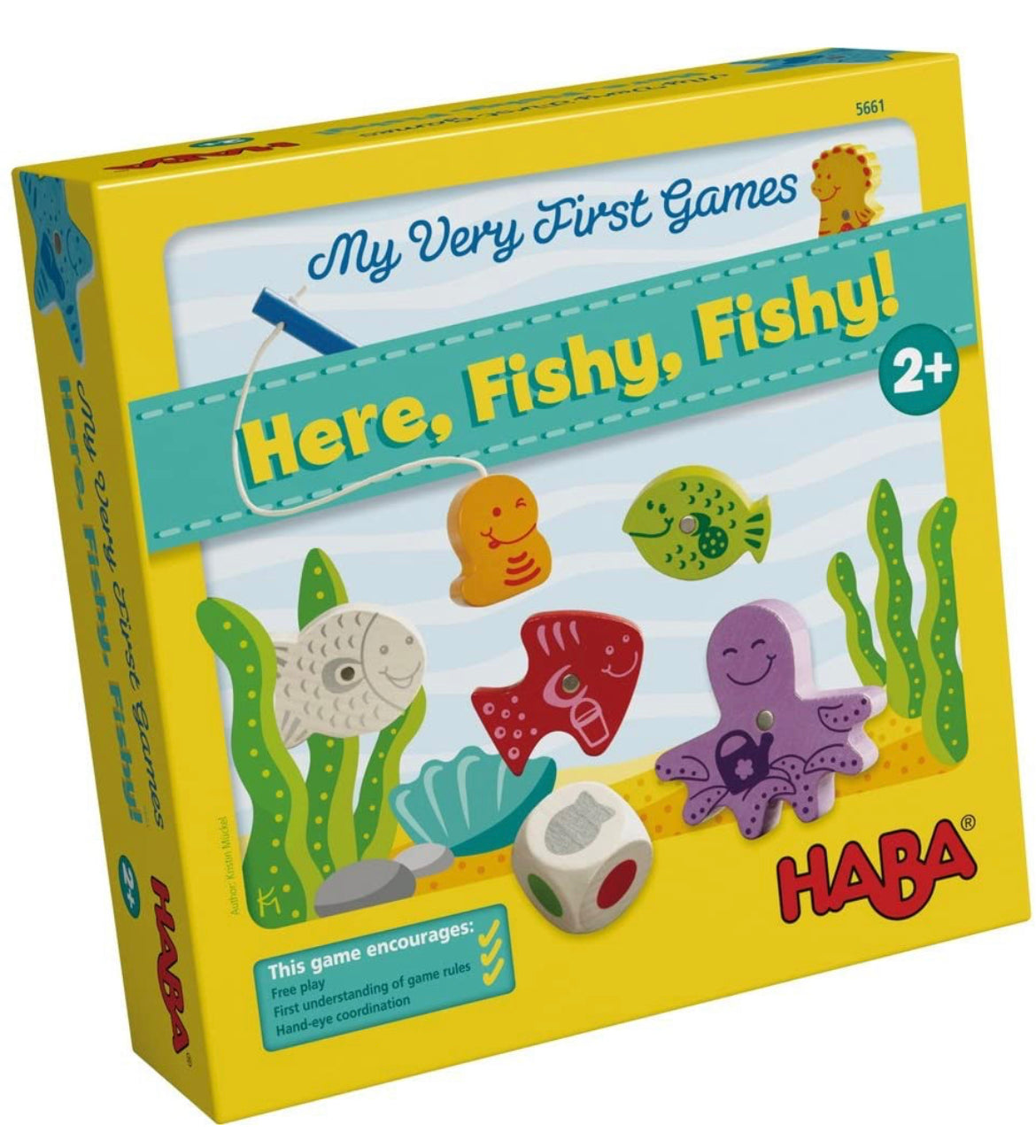 HABA My Very First Games - Here Fishy Fishy! Magnetic Fishing Game