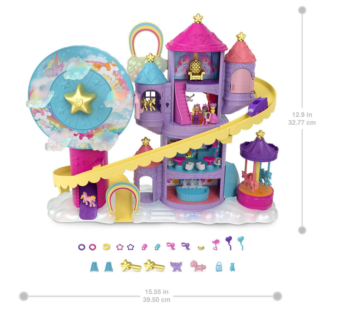 Polly Pocket Rainbow Funland Theme Park