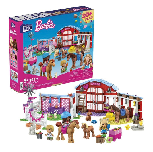 Mega Barbie Horse Stables Building Set
